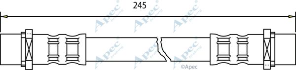 APEC BRAKING Тормозной шланг HOS3238